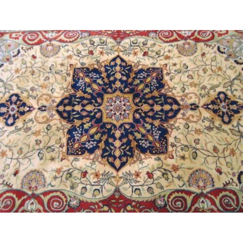 Prachtige Perzisch handgeknoopt tapijt (Tabriz) 255x350 cm