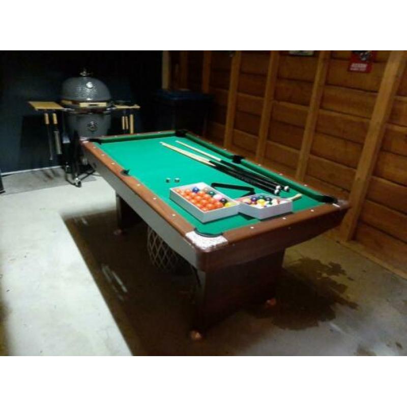 6 ft pooltafel inklapbaar