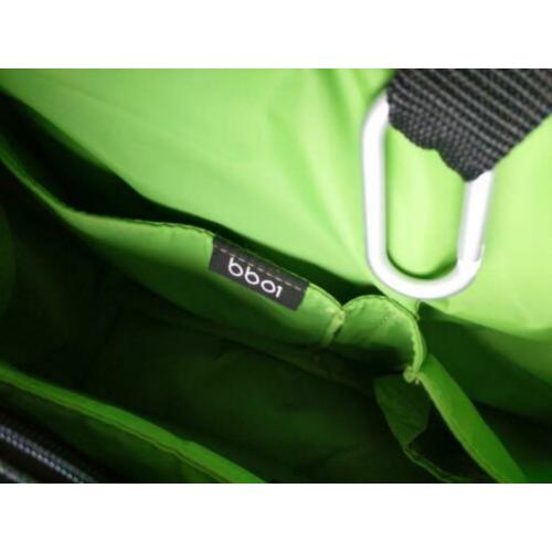 Bugaboo luiertas zwart leder