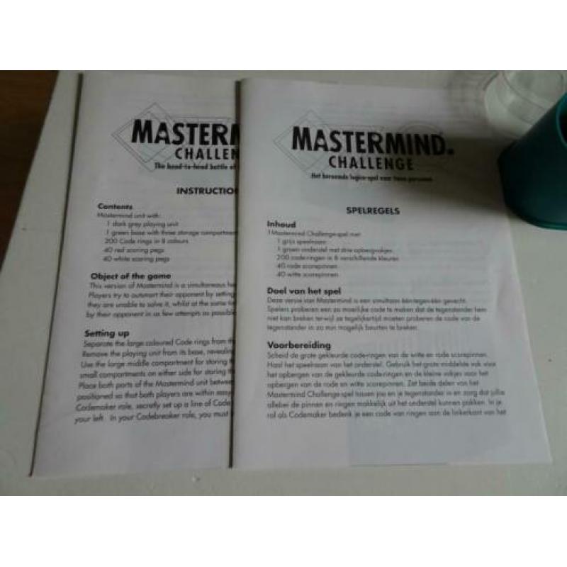 bordspellen mastermind challendge