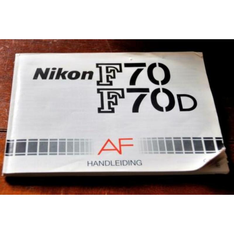 Nikon F70 body + MC-12B ontspankabel