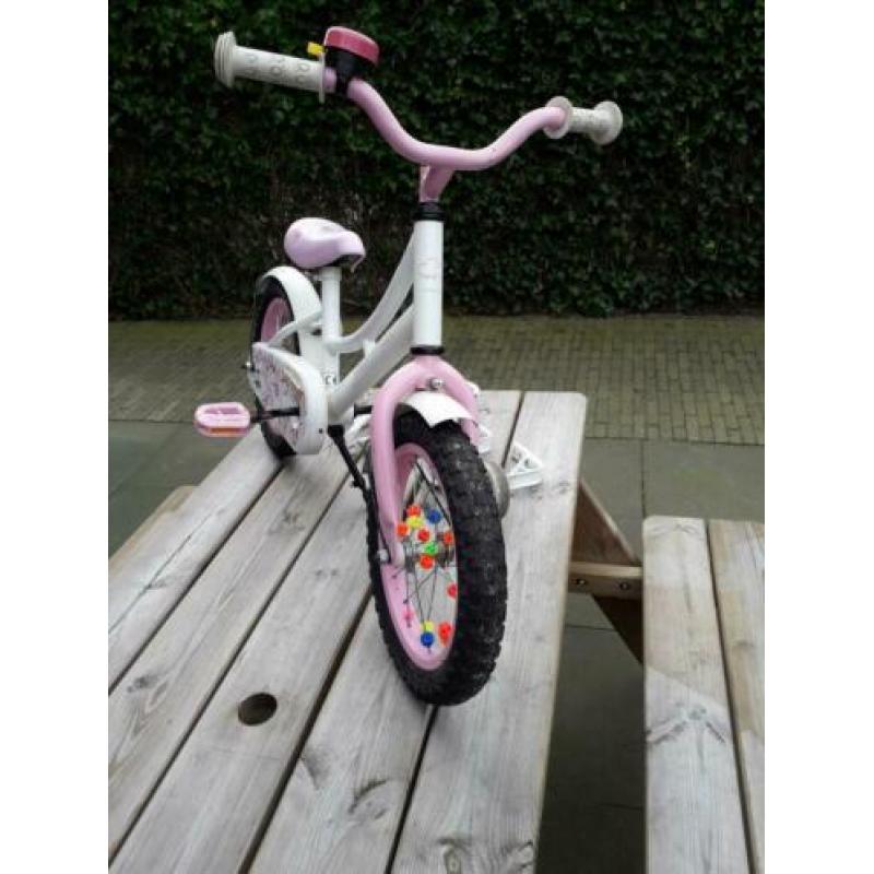 Kinderfiets meisjesfiets 14 inch met zijwielen