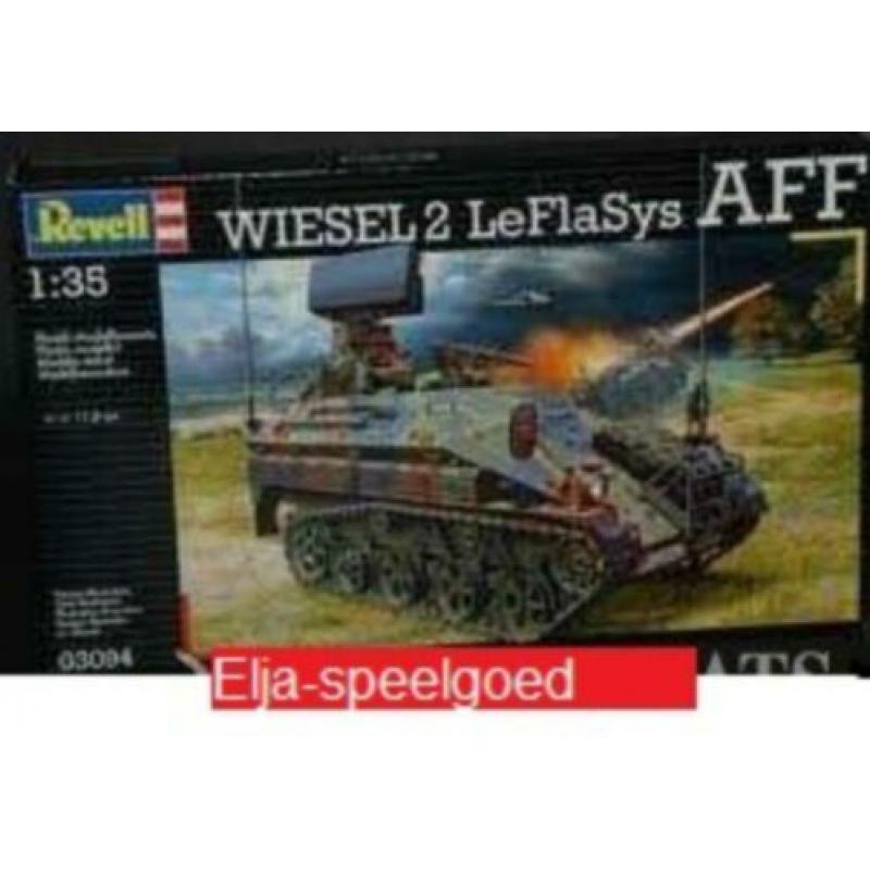 NIEUW Revell 1:35 WIESEL 2 Le FlaSys AFF Tank 3094 modelbouw