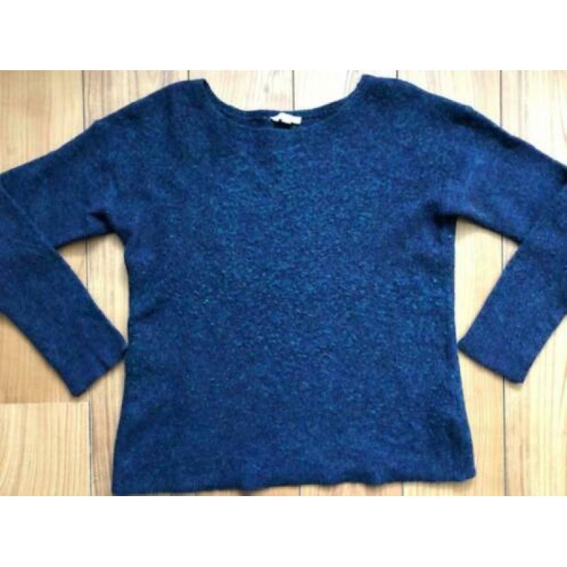 Trui wol donkerblauw van Esprit zeer goede staat mt 42/L