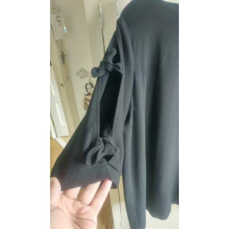 Prachtige diepzwarte River Island jurk/tuniek 52