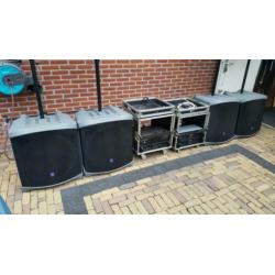 Turbosound Grote Geluidset Amps Crossover compleet