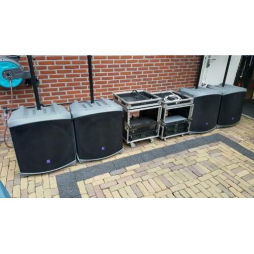 Turbosound Grote Geluidset Amps Crossover compleet