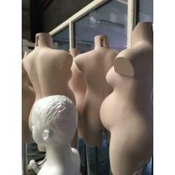 Partij paspoppen ca 15 stuks