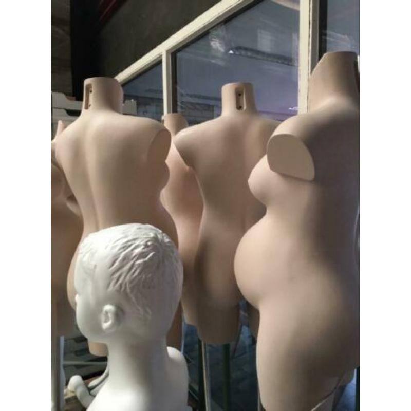 Partij paspoppen ca 15 stuks