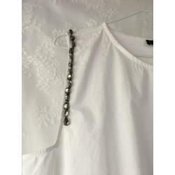 Zara top met strasssteentjes maat L
