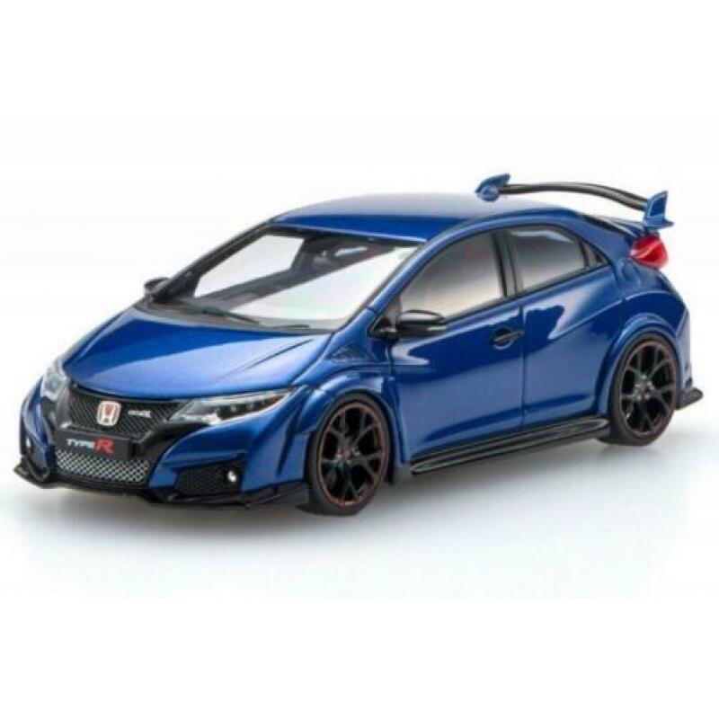 Honda Civic Type R 2015 van Ebbro 1/43 blauw