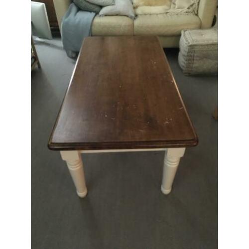 Salontafel landelijke stijl, met twee laadjes