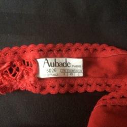 Mooie Zgan Aubade lingerieset rood 80c