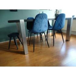 eettafel zwart
