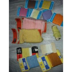 Vintage pakket maasgaren stopwol