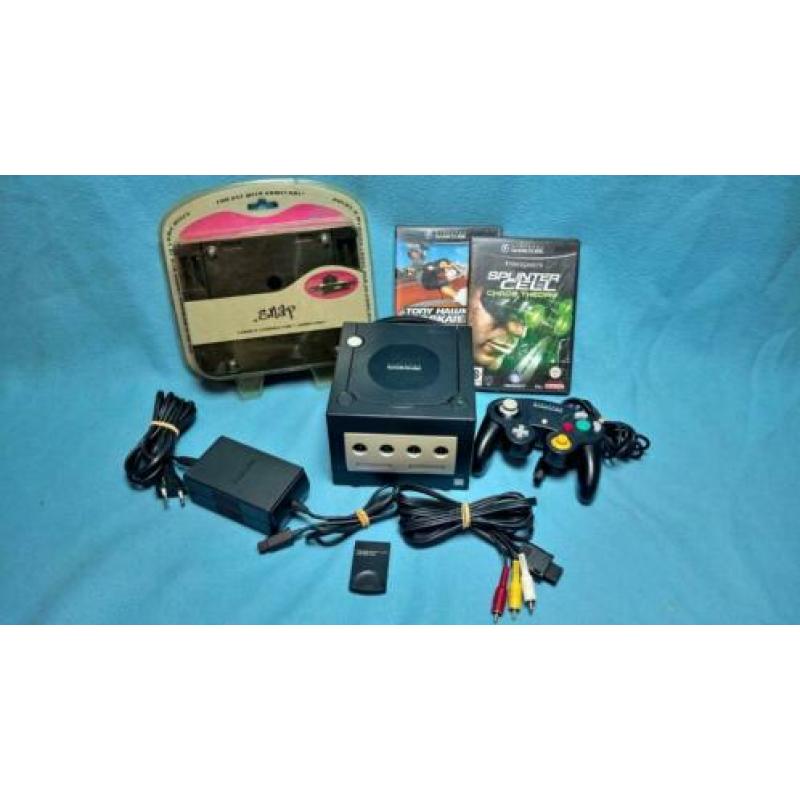 Nintendo gamecube zwart 2 games 1 controller en memorycard