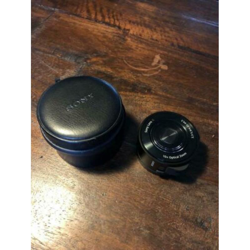 Sony DSC-QX10 cybershot G lens. voor telefoon.