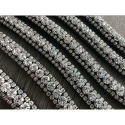 Bling frontriemen met wave model: Ook met gedeeld kopstuk.