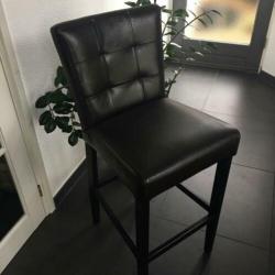 4 donker bruine barkrukken