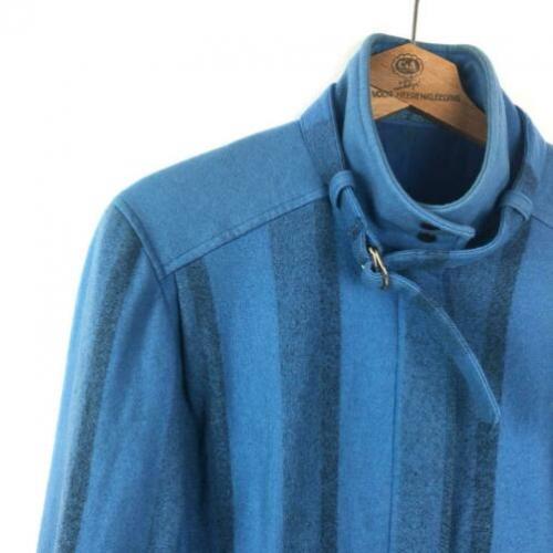 AtticSalt vintage bijzonder 80's blauw wollen jasje, mt 38