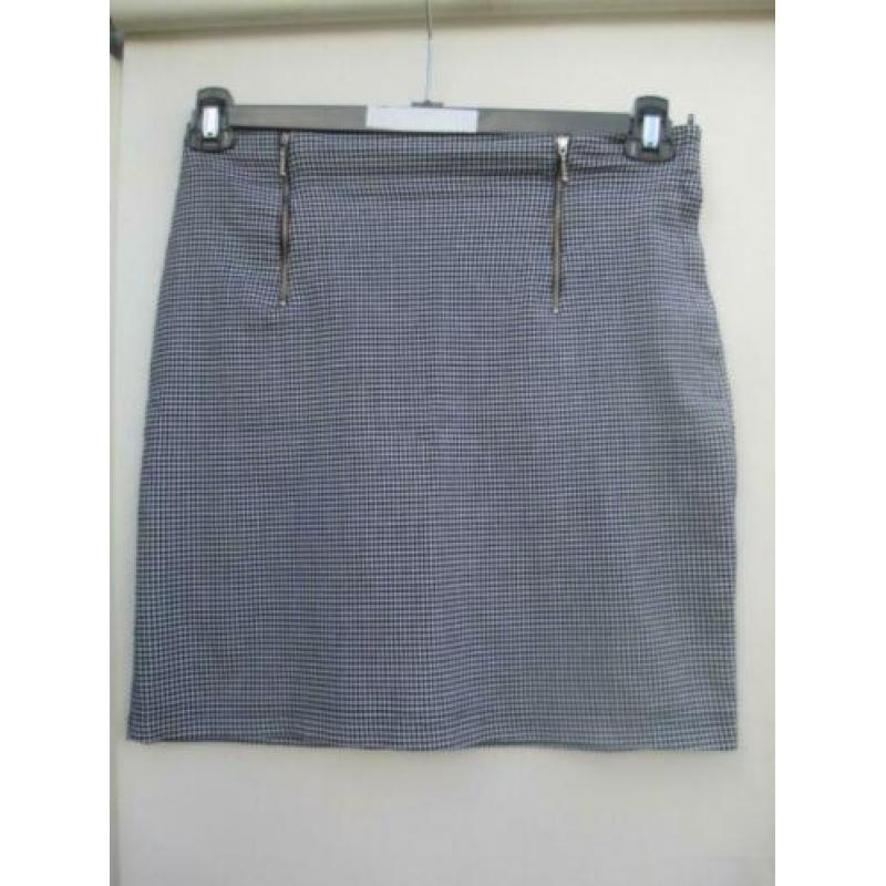 Rok SOIRELLLE mt 38 zwart/wit ruitje