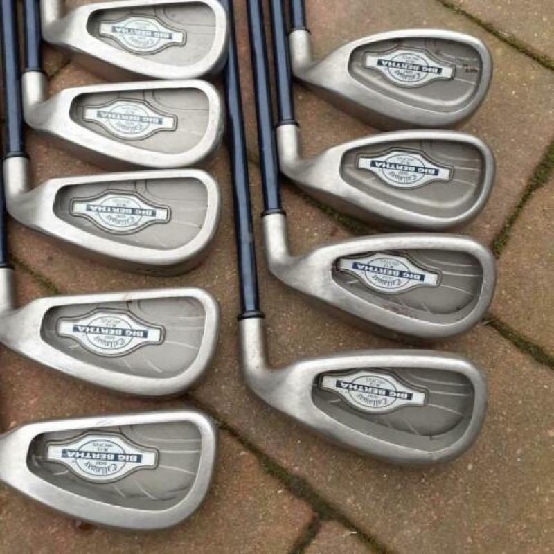 Callaway X-12 ijzerset 3 t/m 9/P/S graphite regular flex