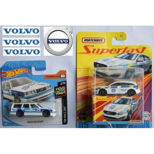 M247 Hot Wheels, Matchbox 2 x Volvo. 850 Estate, V60 Wagon