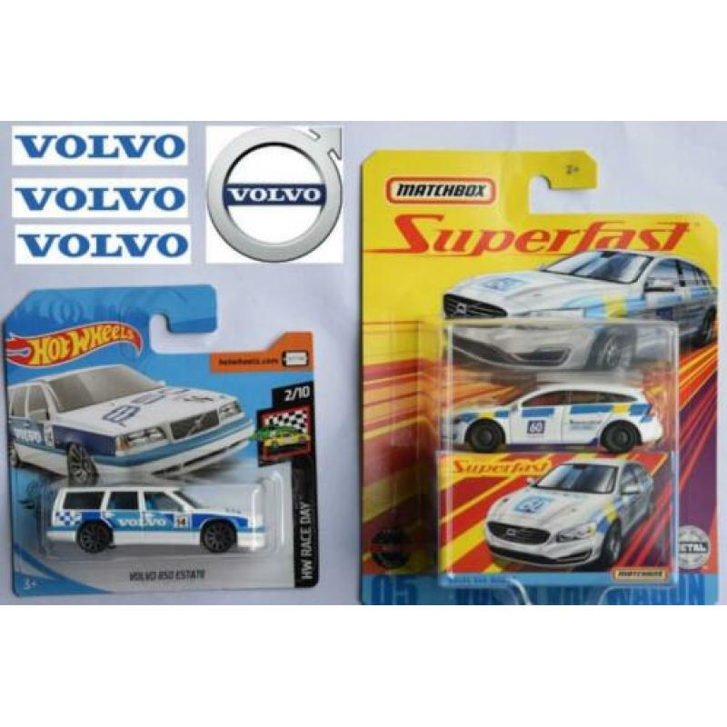 M247 Hot Wheels, Matchbox 2 x Volvo. 850 Estate, V60 Wagon