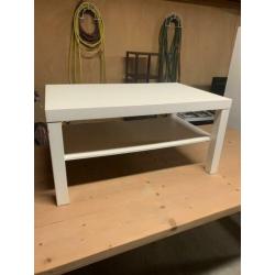 Ikea salontafel wit (twee stuks, aan elkaar te schuiven)