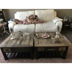 2 x Rivièra maison dering Harbor coffee table 70 x 70