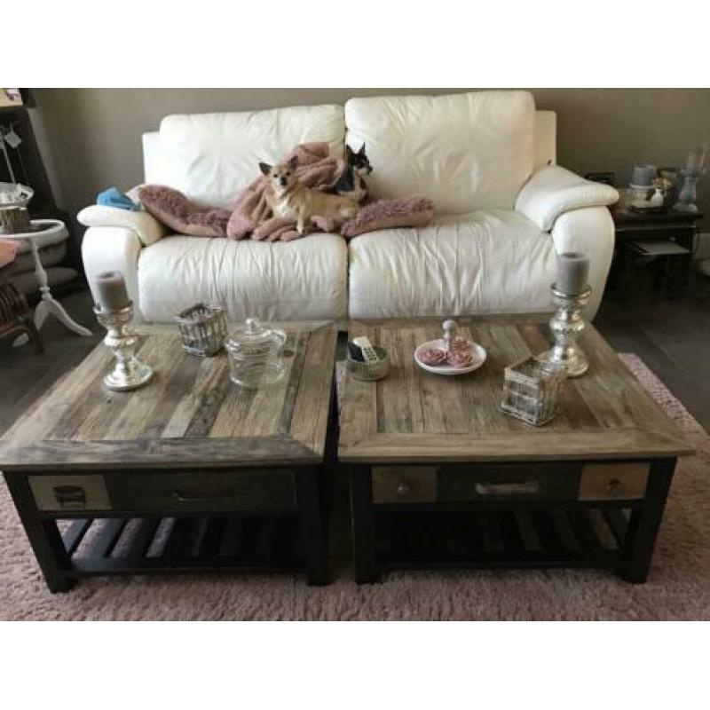 2 x Rivièra maison dering Harbor coffee table 70 x 70