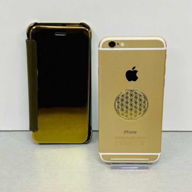 Apple iPhone 6 16GB Gold MG492CN/A | NIEUWE ACCU | FlipCover