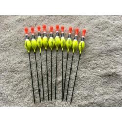 adv 285 / NIEUW set 10 dobbers 0,5 gram