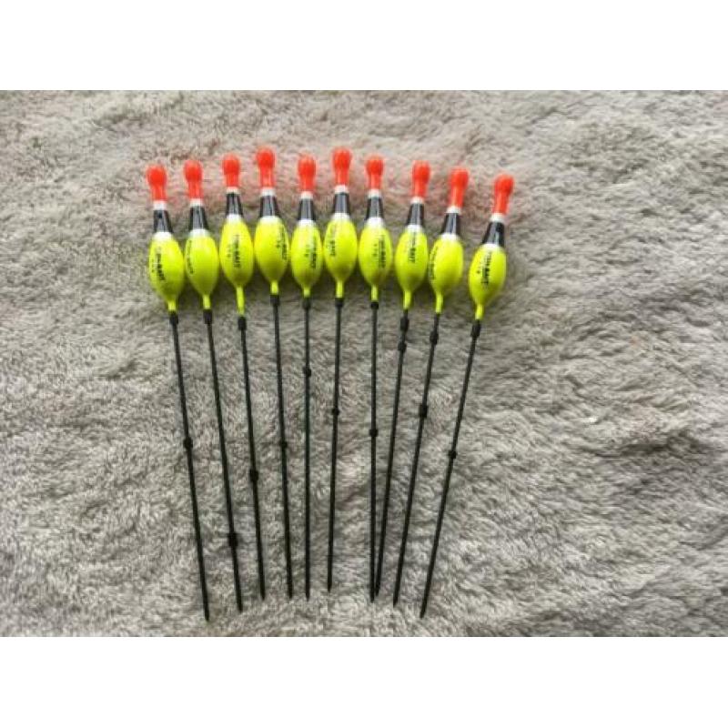 adv 285 / NIEUW set 10 dobbers 0,5 gram