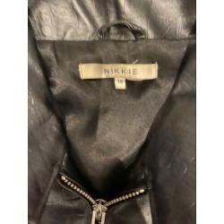 Nikkie leer jasje mt 38