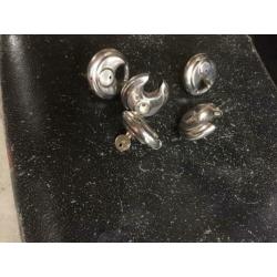 RVS discusslot sloten ringslot 5 stuks RVS aanhanger slot