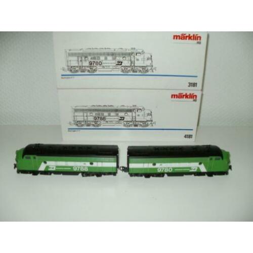 Marklin Diesellok Ho no 3181+4181 (USA)+o.v.p.