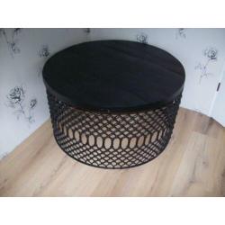Industriele ronde salontafel
