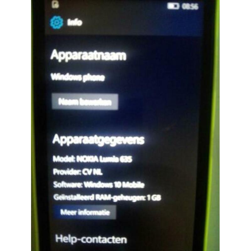 Nokia Lumia 635 met mobile Windows 10