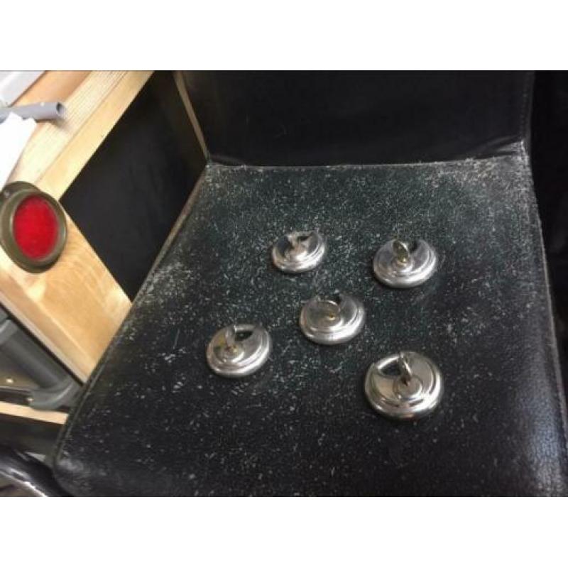 RVS discusslot sloten ringslot 5 stuks RVS aanhanger slot