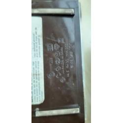 Vintage bruine wekker made in Germany Electrisch