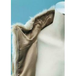 DENNIS BASSO vest met fake fur, maat L