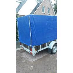Nette huif aanhanger 1000 kg as