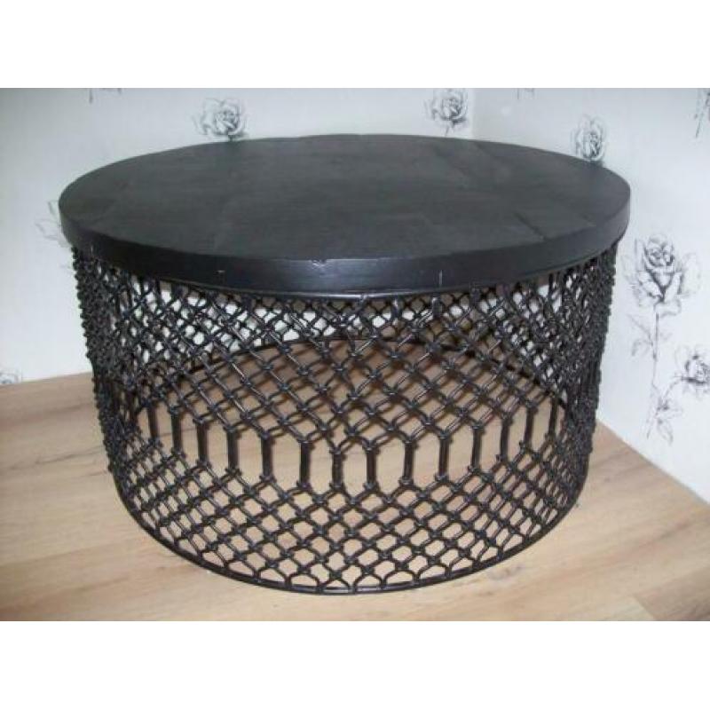 Industriele ronde salontafel