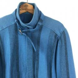 AtticSalt vintage bijzonder 80's blauw wollen jasje, mt 38