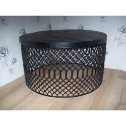 Industriele ronde salontafel
