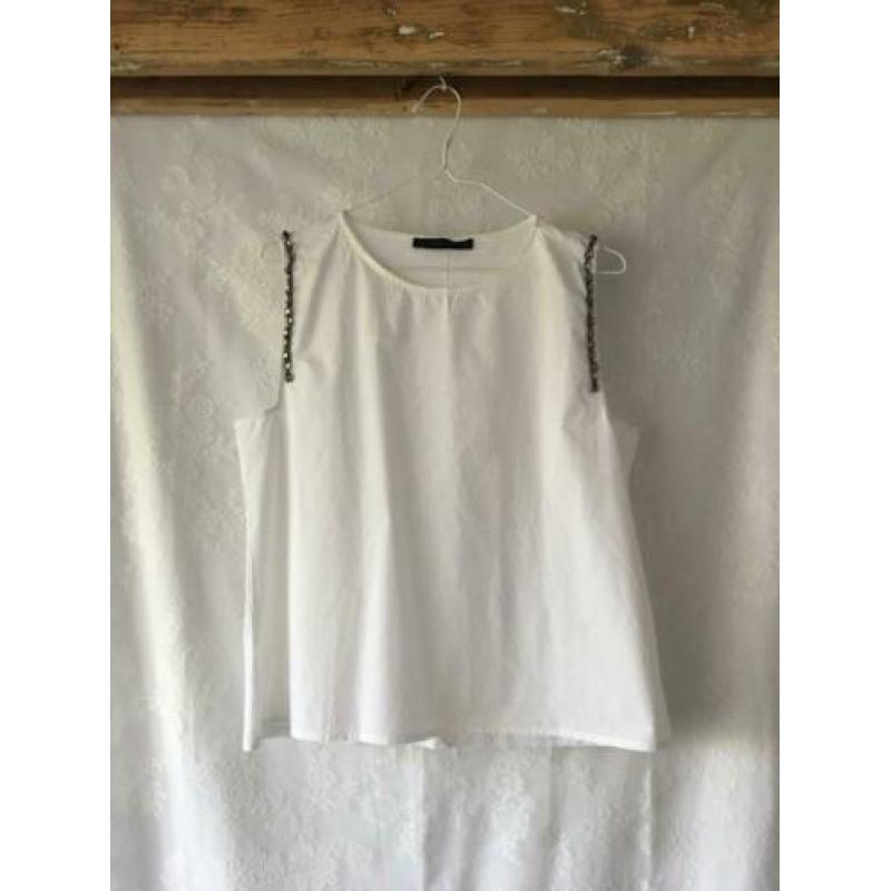 Zara top met strasssteentjes maat L