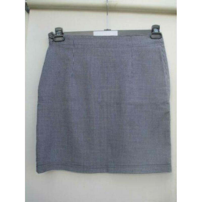 Rok SOIRELLLE mt 38 zwart/wit ruitje