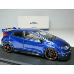 Honda Civic Type R 2015 van Ebbro 1/43 blauw