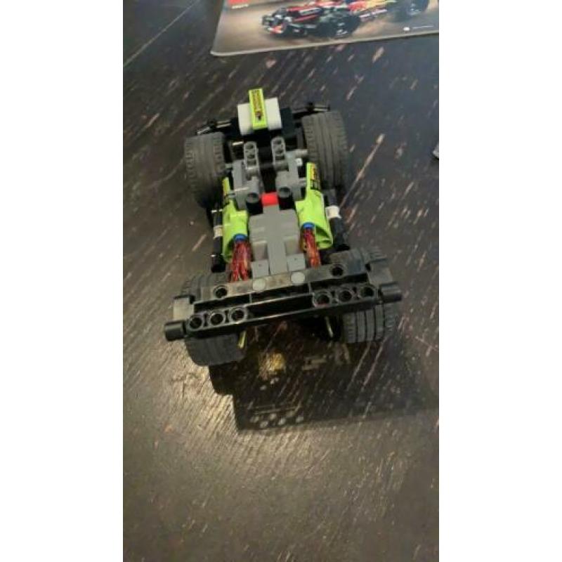 Lego technic 42072 groene race auto